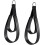 Pilates Double Loop Straps 2 Pack for Reformer Comfortable Grip DRing Straps Silver Rings Improve Dexterity 5