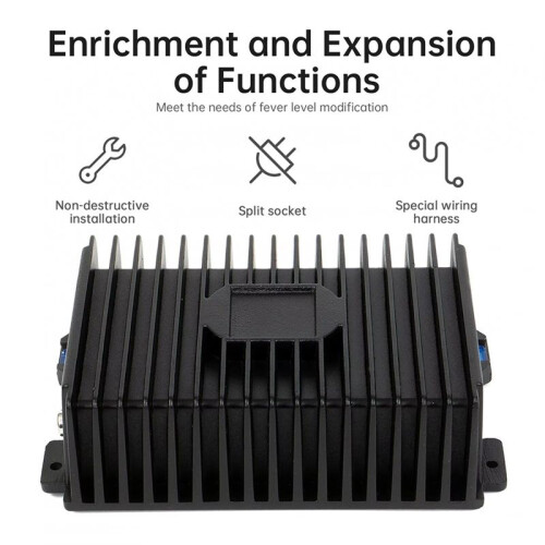 4 Channel 12V 80W X 4 Class A/B Audio Modification Power Amplifier Digital Sound Processor for Android Car Player 2