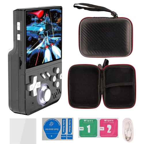 R36  Retro Handheld Game Console MY  128GB 3,5-Tums IPS-Skärm Videospelskonsol Linux Stöder 30+ Simulatorer E