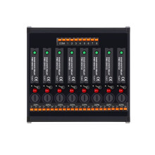 Inline Solid State Relais Module RT-SSK Contactloze PLC AC Versterkerprintplaat 5-24V Zekeringbeveiligingen 8-Weg
