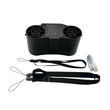 Ventilateur de Taille Portable D'Urgence, Alimentation Mobile, 20000 MAh, Ventilateur Électrique, Refroidisseur D'Air, pour Chantier, Ferme, ,