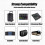 Sistema Microfono Wireless 2.4G Adattatore Convertitore Microfono XLR Trasmettitore Automatico UHF per Microfono Dinamico Cablato 48v 6