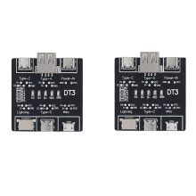 2 STÜCKE DT3 Datenkabel-Testplatine Typ-C USB C Micro-USB-Kabeltester USB Typ-C Datumskabel ein-Aus-Erkennungsplatine