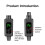 Sistema Microfono Wireless 2.4G Adattatore Convertitore Microfono XLR Trasmettitore Automatico UHF per Microfono Dinamico Cablato 48v 3