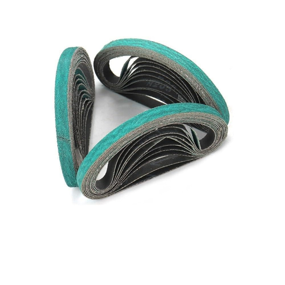 Sander Belt 3/8X13 Inch Sanding Belt 10X330mm Grit 60/80/120 Abrasive Belts For Wood Furniture Metal Grinding Polishing 9347817617009
