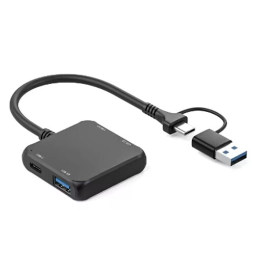 Cavo di Prolunga USB C, Splitter USB C/USB Maschio A 2xUSB2.0+1xUSB3.0+1xcavo Splitter di Tipo C per Tastiere PC e Laptop