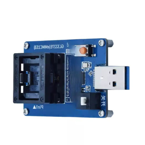 USB 3.0 EMMC 153 Programmer Burning Socket Read-Write Burning Socket Aging Tool Image Read-Write 2