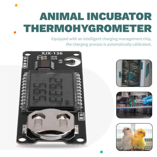 Hatching Brooding Thermohygrometer with Display Screen High Precision Automatic Calibration for Animal 2