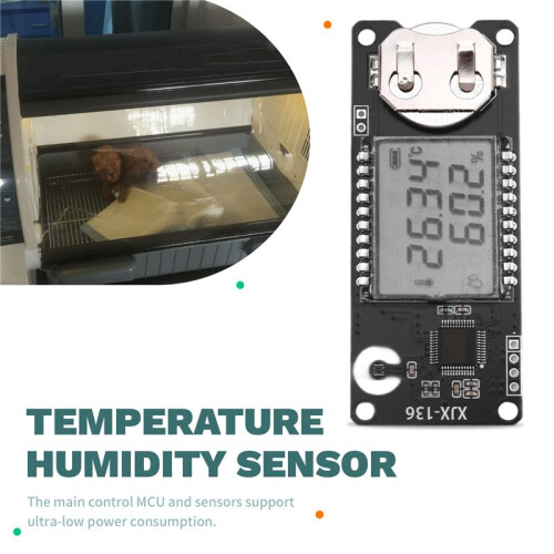 Hatching Brooding Thermohygrometer with Display Screen High Precision Automatic Calibration for Animal 1