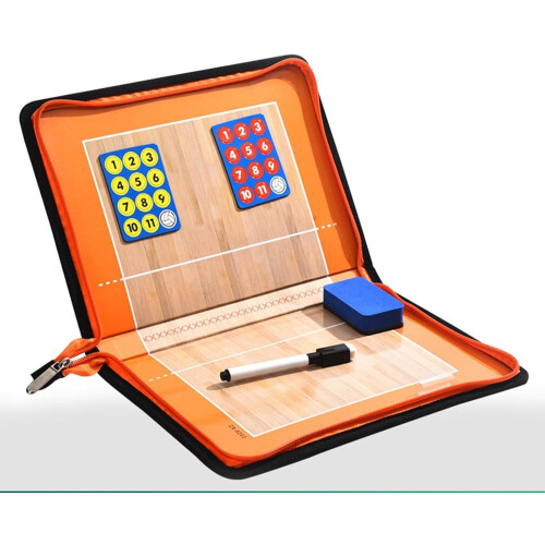 Coaching Board Volleyball Dry Erase Whiteboard Reusable Marker For Techniques Training Strategies 2