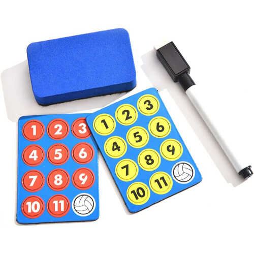 Coaching Board Volleyball Dry Erase Whiteboard Reusable Marker For Techniques Training Strategies 1