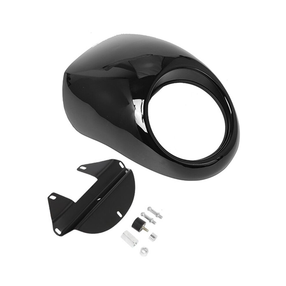Motorcycle Headlight Cover Headlight Fairing For 883 Xl1200 Motorcycle Modified Headlight Cover Bright Black 4714095966405