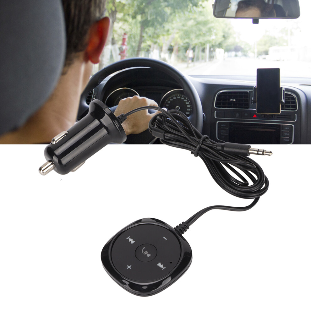 Bluetooth 5.0 Car Kit: Handsfree Calls & 5V/2.1A Charging 3.5Mm Aux 6901375666904