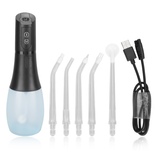 White Cordless Oral Irrigator with Nano Bubbles for Deep Cleaning 1