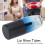 Quadrate 4.5ml Transparent Gradient Black Blue Shell Lip Gloss Tubes, ABS Empty Containers 8