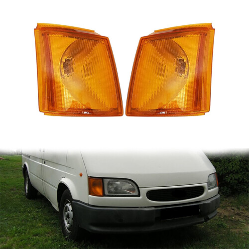 Car Front Left Right Side Corner Light Turn Signal Indicator Light Lamp for  Transit MK4 MK5 1991-2000 1