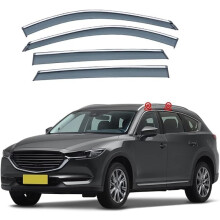Car Wind Deflectors for Mazda CX8 20192022 Rain Guards Window Visors Rainproof Ventilation