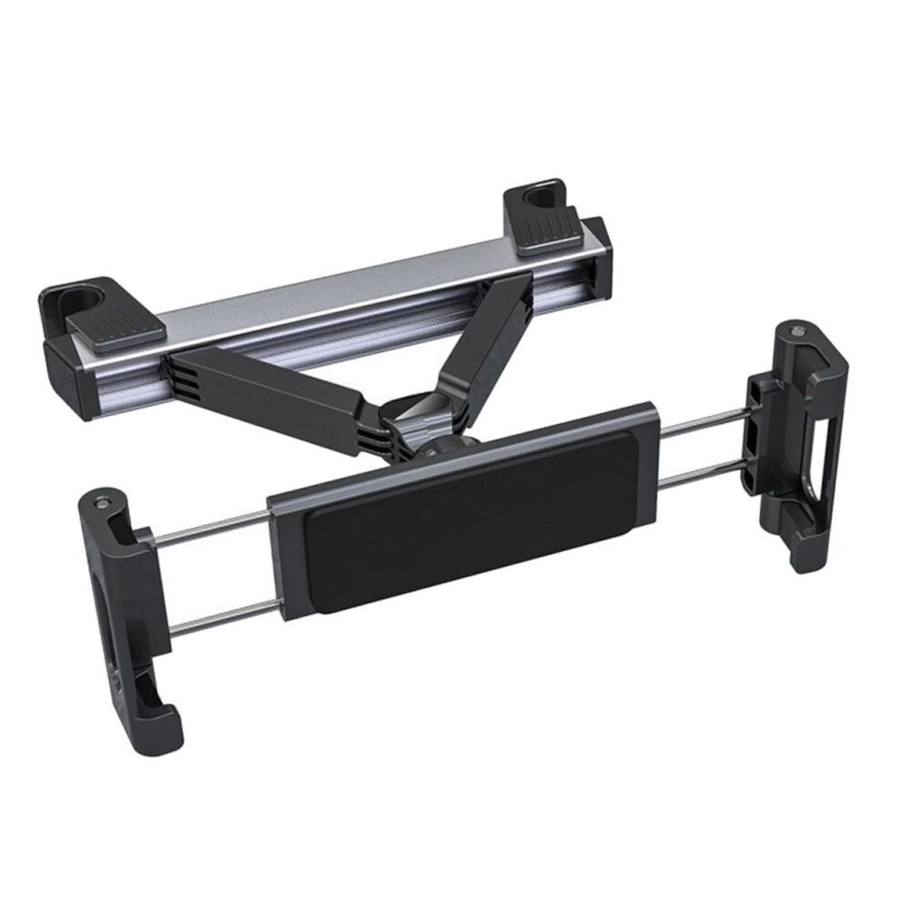 Car Headrest Tablet Holder With 360 Rotation, Adjustable Angles, Nonslip Grip For Backseat Use 9382693246707