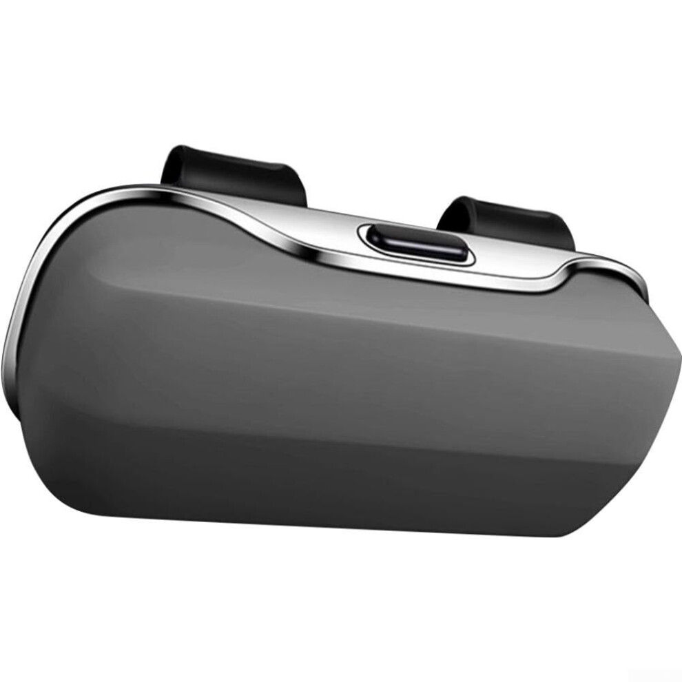 Car Sunglasses Holder For Sun Visor With Secure Storage Compact Abs Case Gray 9382693388742