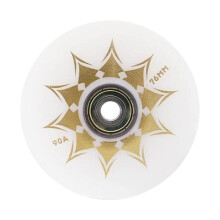 Inline Skate Wheels 72mm 85A Polyurethane, Compatible With Most Inline Skates, Black