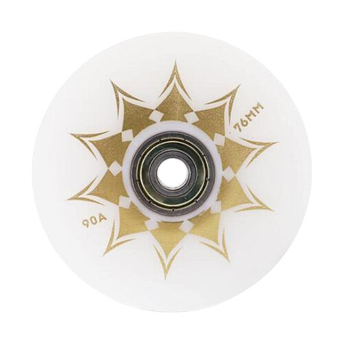 Inline Skate Wheels 72mm 85A Polyurethane, Compatible With Most Inline Skates, Black