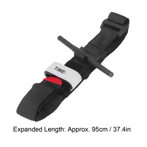 Emergency Spinning Tourniquet Belt, Quick Release, Black, 95cm 2