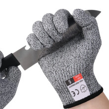 Cut Resistant Gloves M for Adults, Level 5 Food Grade Protection, EN 388 Certified Knife Safety Cutting Gloves