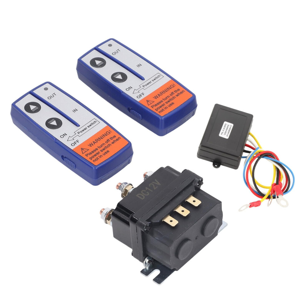 12V 250A Winch Relay Contactor Switch Heavy Duty Remote Control Kit For Industrial Vehicles 9187378427965