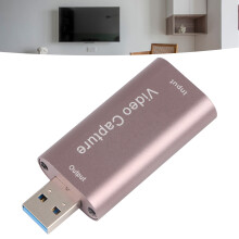 Scheda di acquisizione video USB in alluminio da 7x3cm, 1080P a 60Hz, ideale per streaming