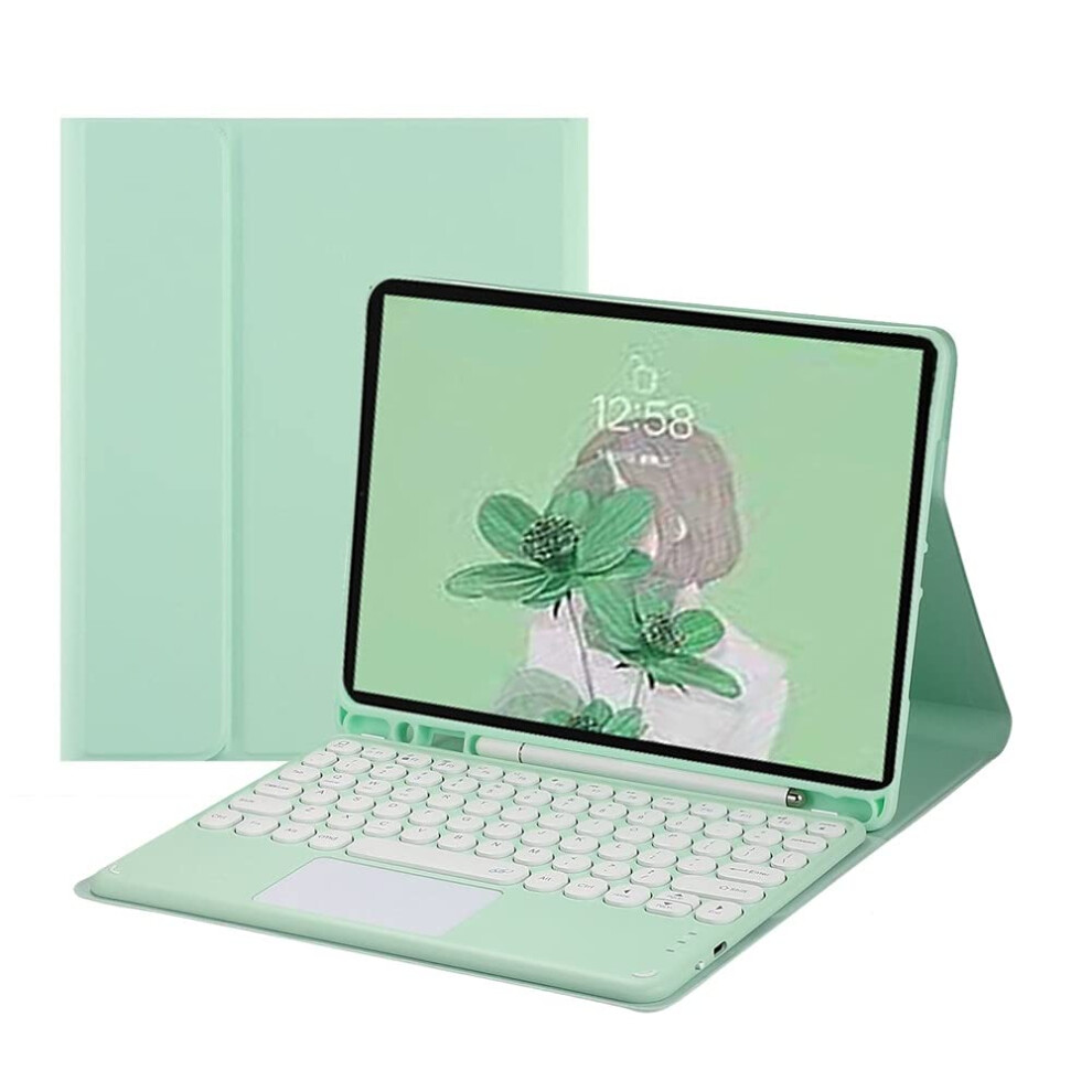 Keyboard Case With Touchpad For Ipad 9Th 8Th 7Th Gen 10.2 Air 3 Pro 10.5 Mint Detachable Green 9382693250582