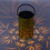 LED Hanging Lantern with Leaf Pattern, Portable Decor, Gold 4