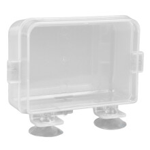 Tazza alimentatore per rettili con ventosa, 150 ml, trasparente, impedisce la fuga
