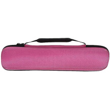 Curling Iron Holder with Waterproof HeatResistant Lining, Large Capacity Travel Hair Tool Organizer Hot Pink