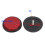 4pcs Red 2in Reflective Discs for Bikes Trucks Trailers Scooters 11