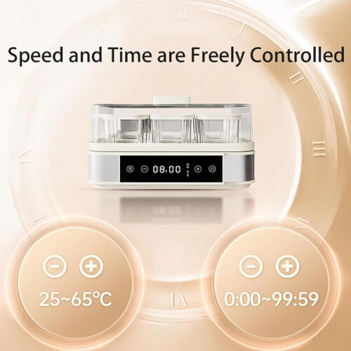 Automatic Yogurt Maker with Adjustable Temperature for Rice Wine Natto and Dough Fermentation 1