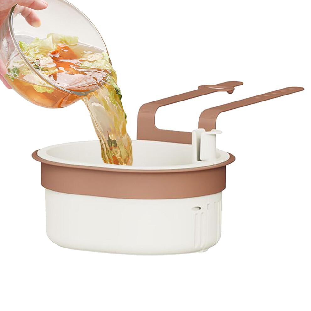 Adjustable Silicone Sink Strainer Basket For Fruit And Vegetable Washing, Foldable Spacesaving Design 9382693391605