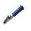 Wine Refractometer 080% Concentration Tester Blue Aluminum Durable Body Easy Calibration 1