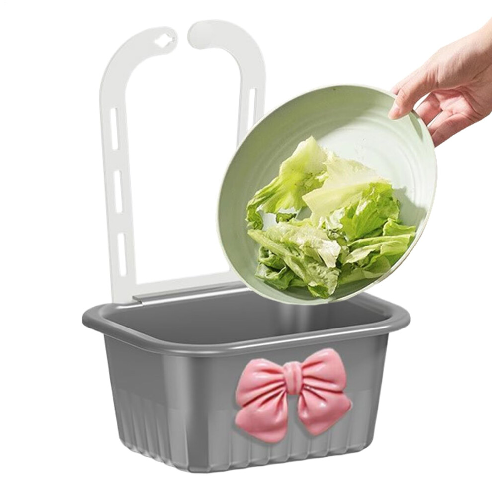 Adjustable Sink Strainer Basket With Efficient Water Drainage For Kitchen Storage And Washing Grey 9347817623376