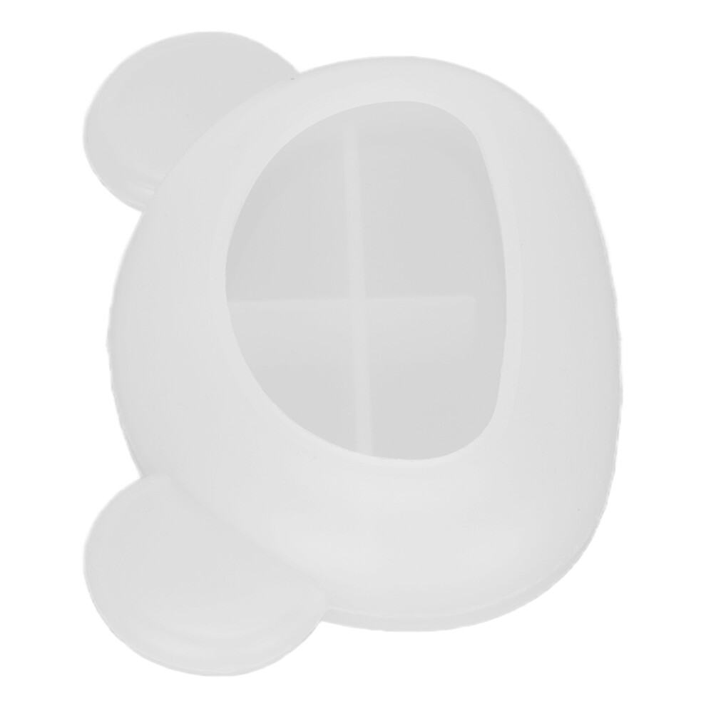 Bear Head Resin Tray Mold for DIY Irregular Silicone Soap Dish Craft