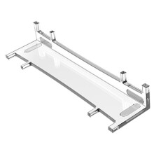 For PS5 Slim Transparent Acrylic Stand Host Horizontal Desktop Placement Bracket for PS5 Slim Disc Edition Accessories