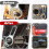 KK-4835 Compressor Piston Kit Connecting Rod Replacement Kit Cable Oil-Free Air Compressor Pump 2