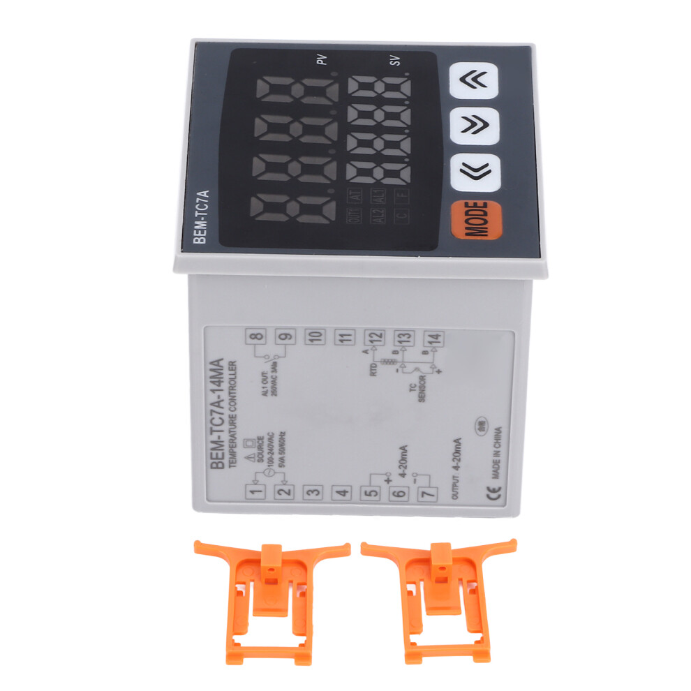 72X72mm Digital Pid Temperature Controller Smart Thermostat Ac 100Â240V 7661375693483