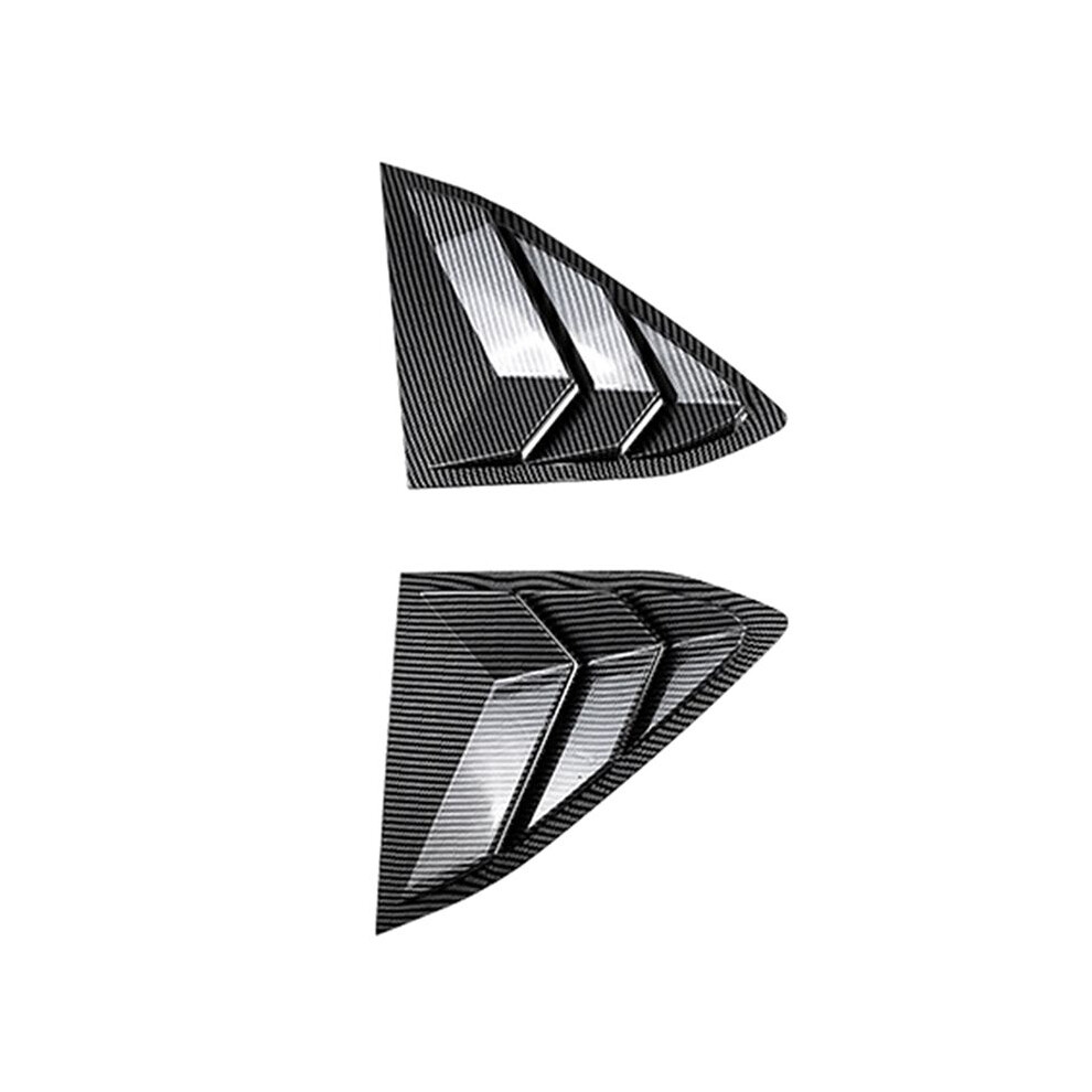 For Corvette C8 2020-2023 Car Rear Triangle Window Shutters Triangle Sunshade Modified Carbon Fiber 6031970944401