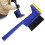 Car Snow Scraper with Brush 2 in 1 Design Heavy Duty Ice Scraper PaintSafe Extendable Handle 1