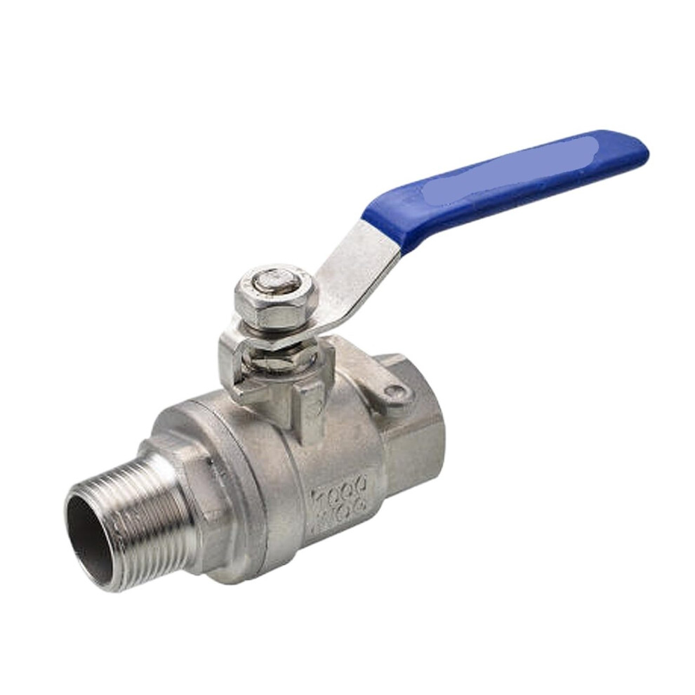 1 Inch Stainless Steel Bspt Threaded Ball Valve Two Way Female Male Dn25 Leakproof Control 9382693253477
