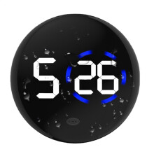 Car Digital Clock Waterproof LCD Display Battery Operated Dashboard Clock for Truck Air Vent