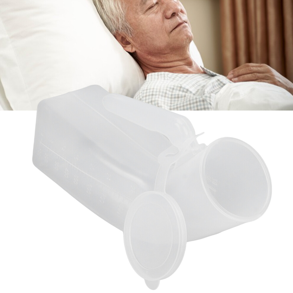 Elderly Male Urine Bottle 1000ml with Removable Cover Spill-Proof