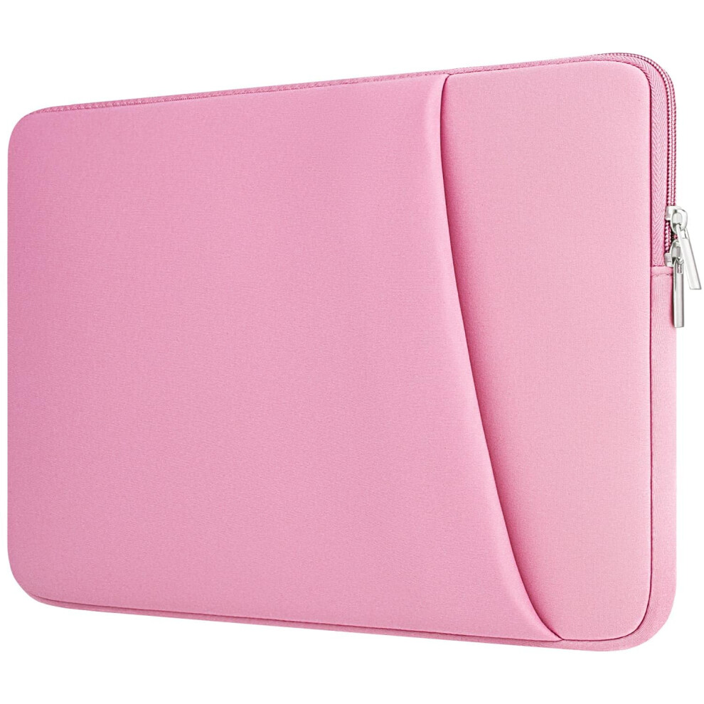 15.6 Inch Shockproof Laptop Sleeve Case With Pocket For Hp Dell Lenovo Asus Chromebook Pink 9199774087841