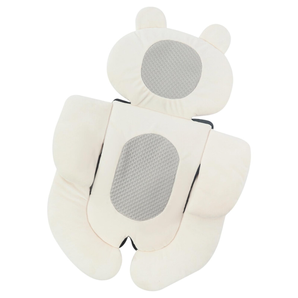 Soft Baby Strollers Seat Cushion Shockabsorbing Nonslip Base For Newborns Color Beige