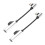2 Pcs Type C to 3.5mm Headphone Adapter, Bendable Silver Cable 2